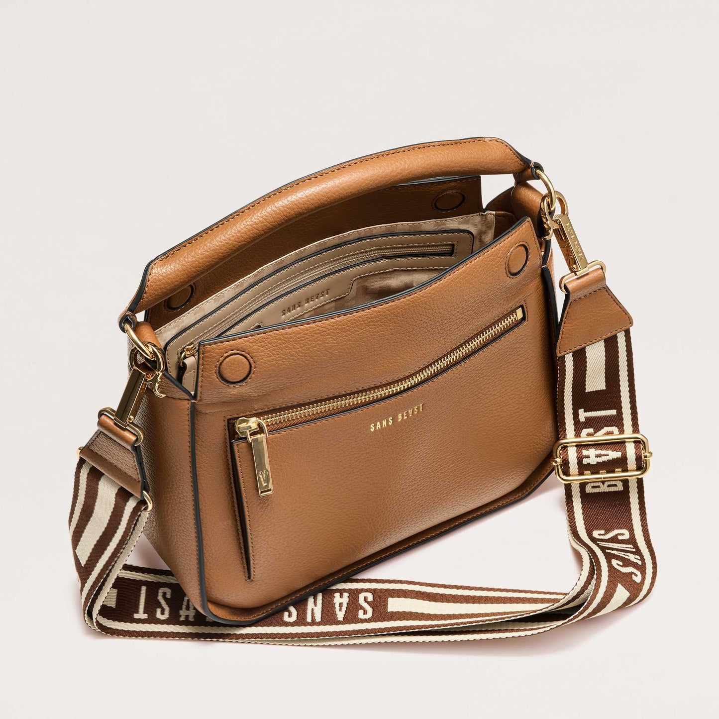 Sanctuary Handbag - Cinnamon + Gold