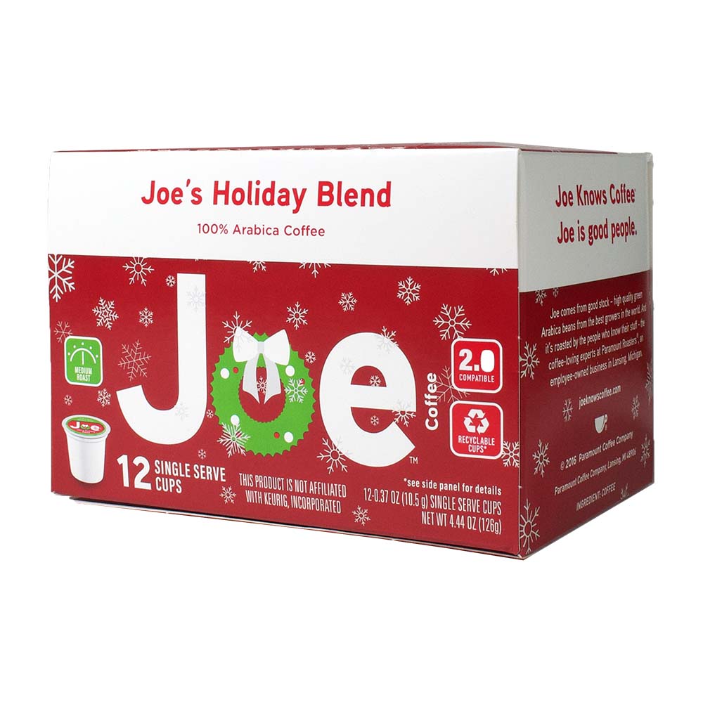 Joe Knows Coffee® Joe Holiday ® 12ct Single Serve Coffee - Vegan America