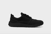 Explorer Wide Toebox for Men in Full Black - Vegan America