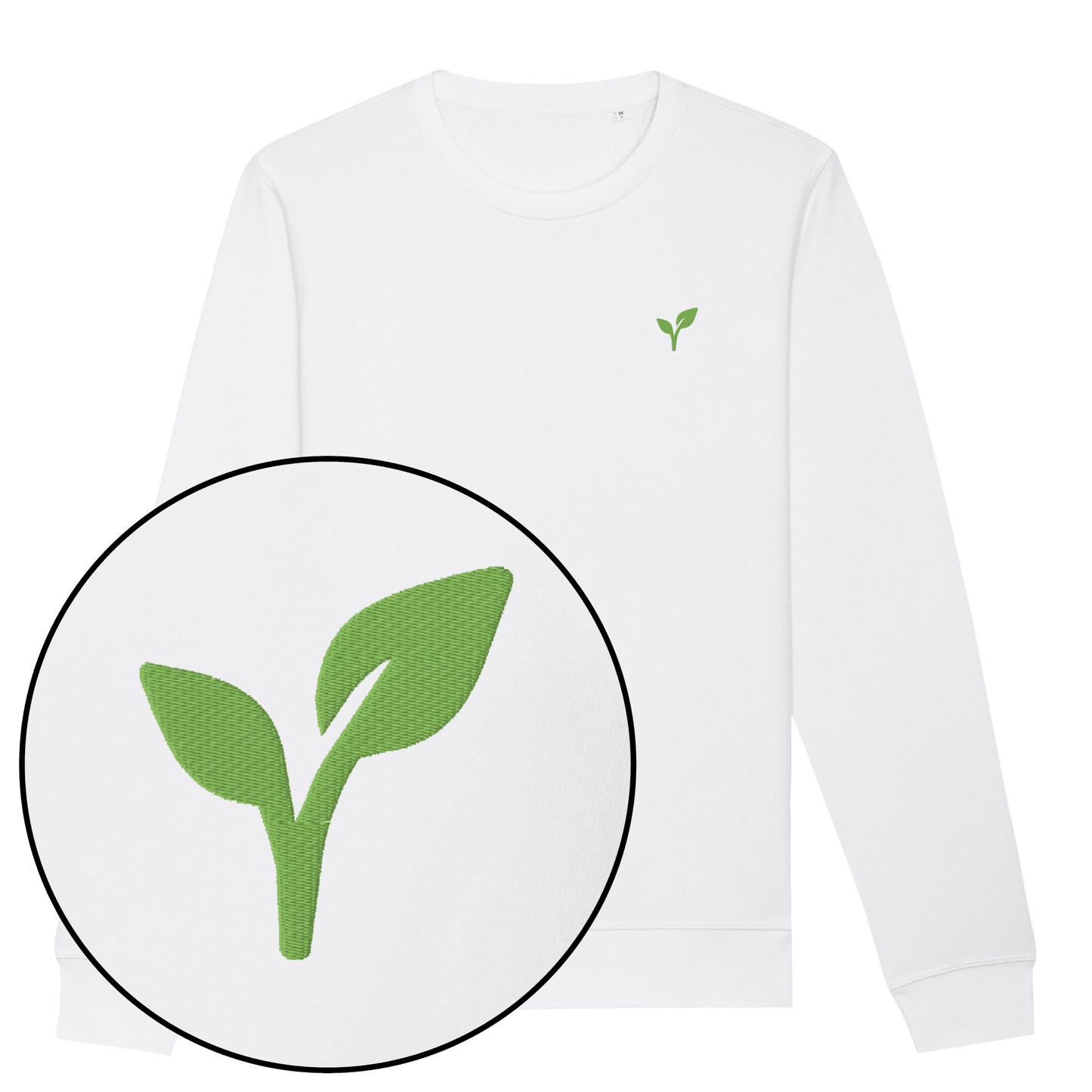 Vegan Logo Sweatshirt (Embroidered)