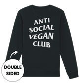 Anti Social Vegan Club Streetwear Sweatshirt - Vegan America