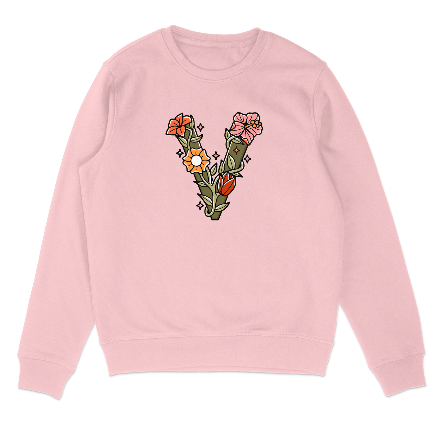 V For Vegan Sweatshirt - Vegan America