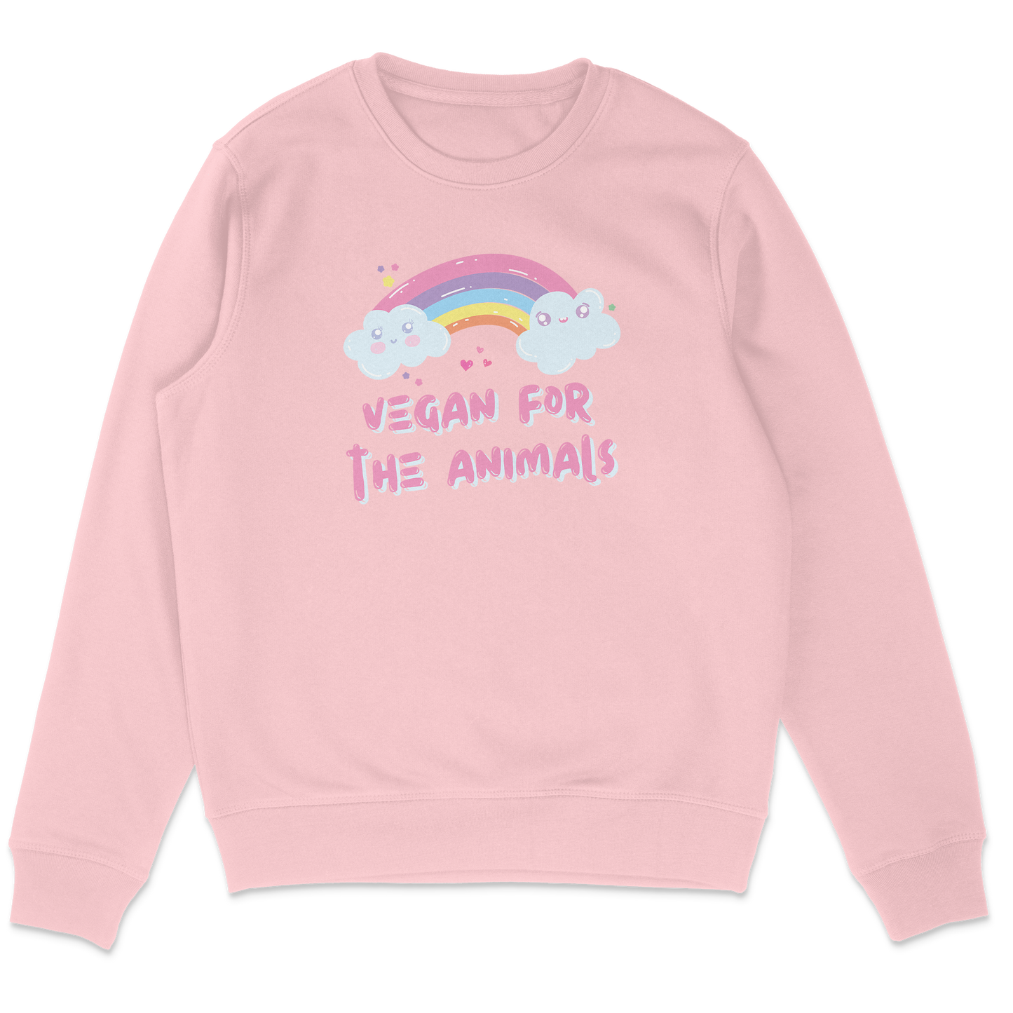 Vegan For The Animals Rainbow Sweatshirt - Vegan America