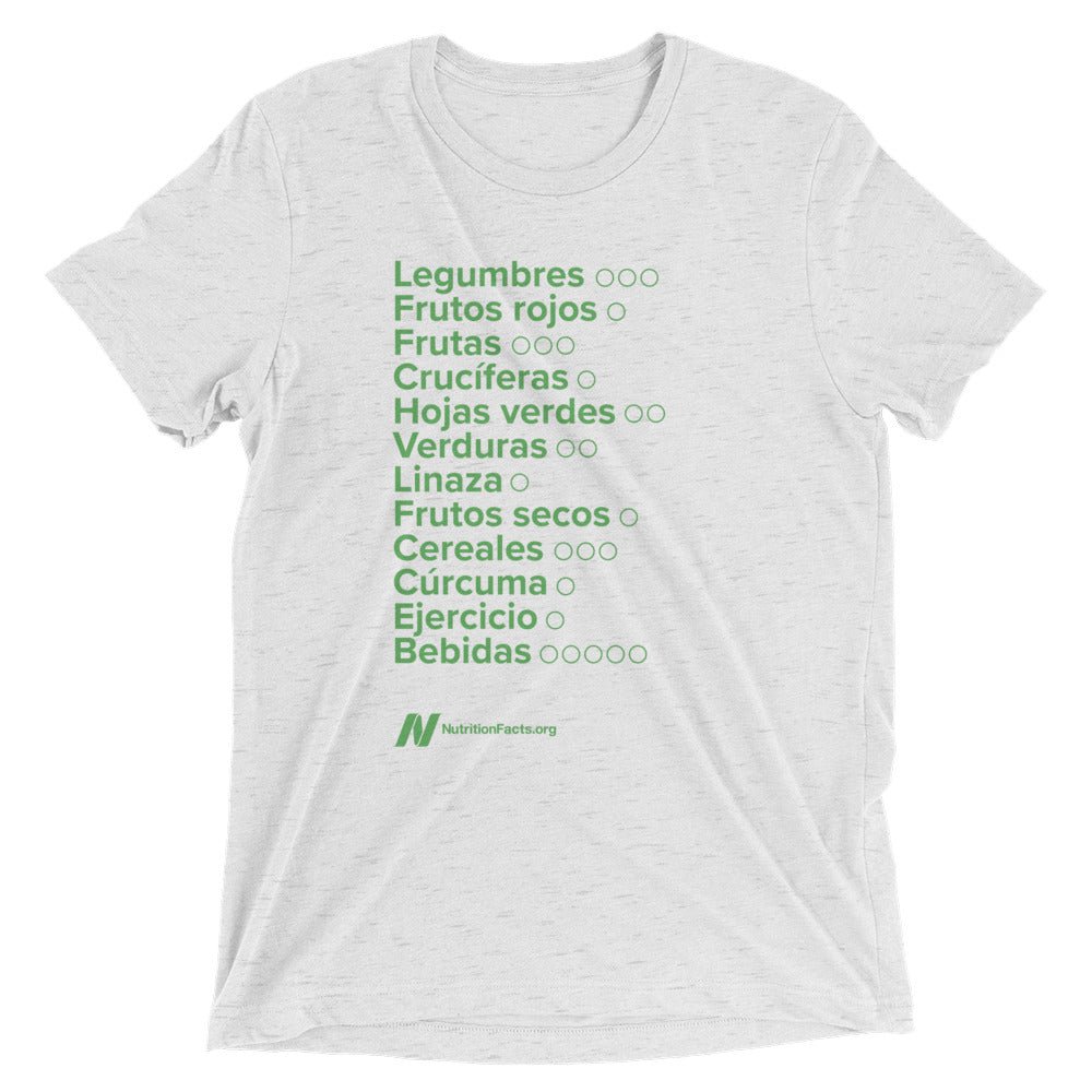 Daily Dozen T-Shirt (All Languages) - Vegan America