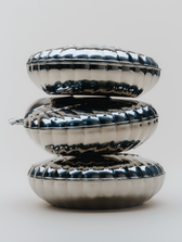 Stainless Steel Caviar Serving Shell