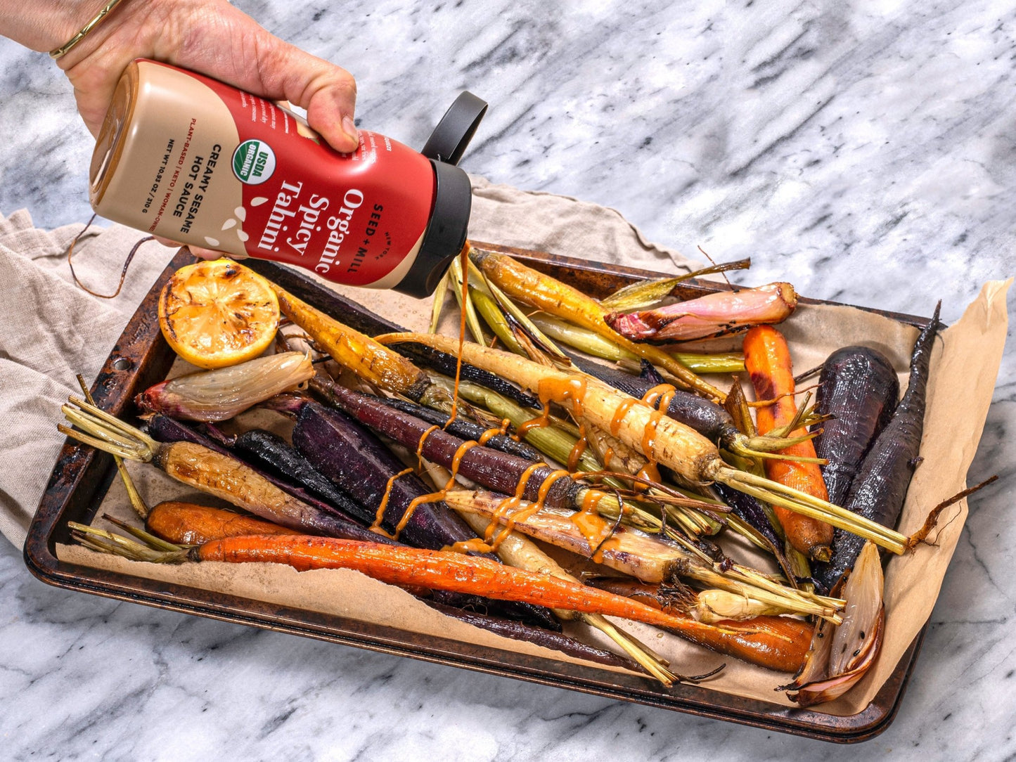 Organic Spicy Tahini Squeeze Bottle - Vegan America