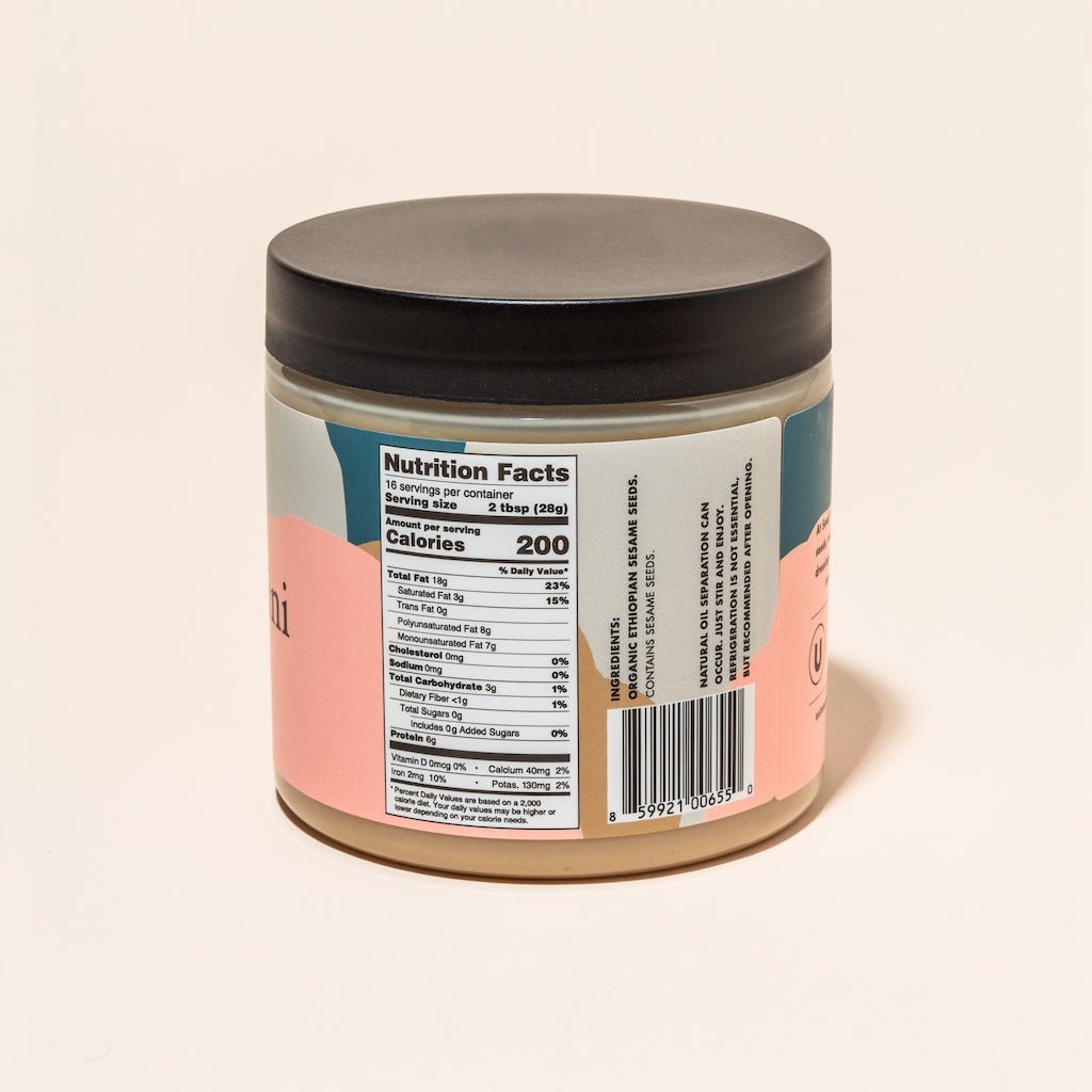 Organic Tahini - Vegan America
