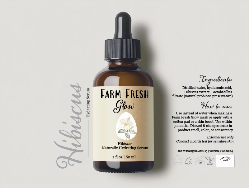 Plant-Based Hyaluronic + Hibiscus Probiotic Serum