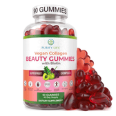Vegan Collagen Booster Gummies with Biotin, Support Hair, Skin, Nail Health - Vegan America