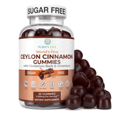 Sugar-Free Ceylon Cinnamon Gummies with Chromium, Vegan, 60 Chews - Vegan America
