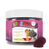 Sugar-Free Kids Elderberry Gummies with Vitamin C & Zinc for Immune Support - Vegan America