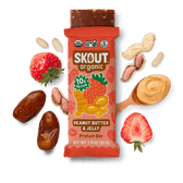 Skout Organic Peanut Butter & Jelly Protein Bar - Vegan America