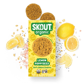 Skout Organic Lemon Poppyseed Soft Baked Cookies - Vegan America