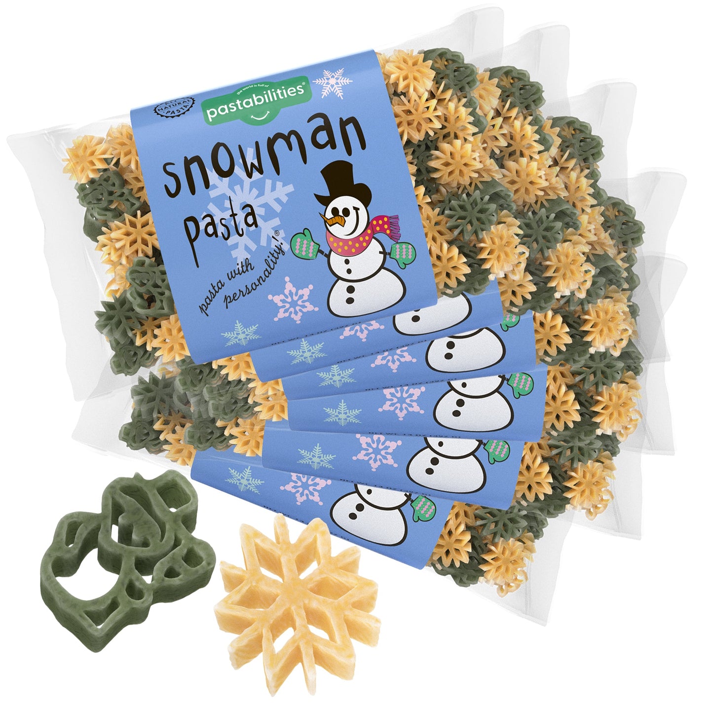 Snowman Pasta - Vegan America