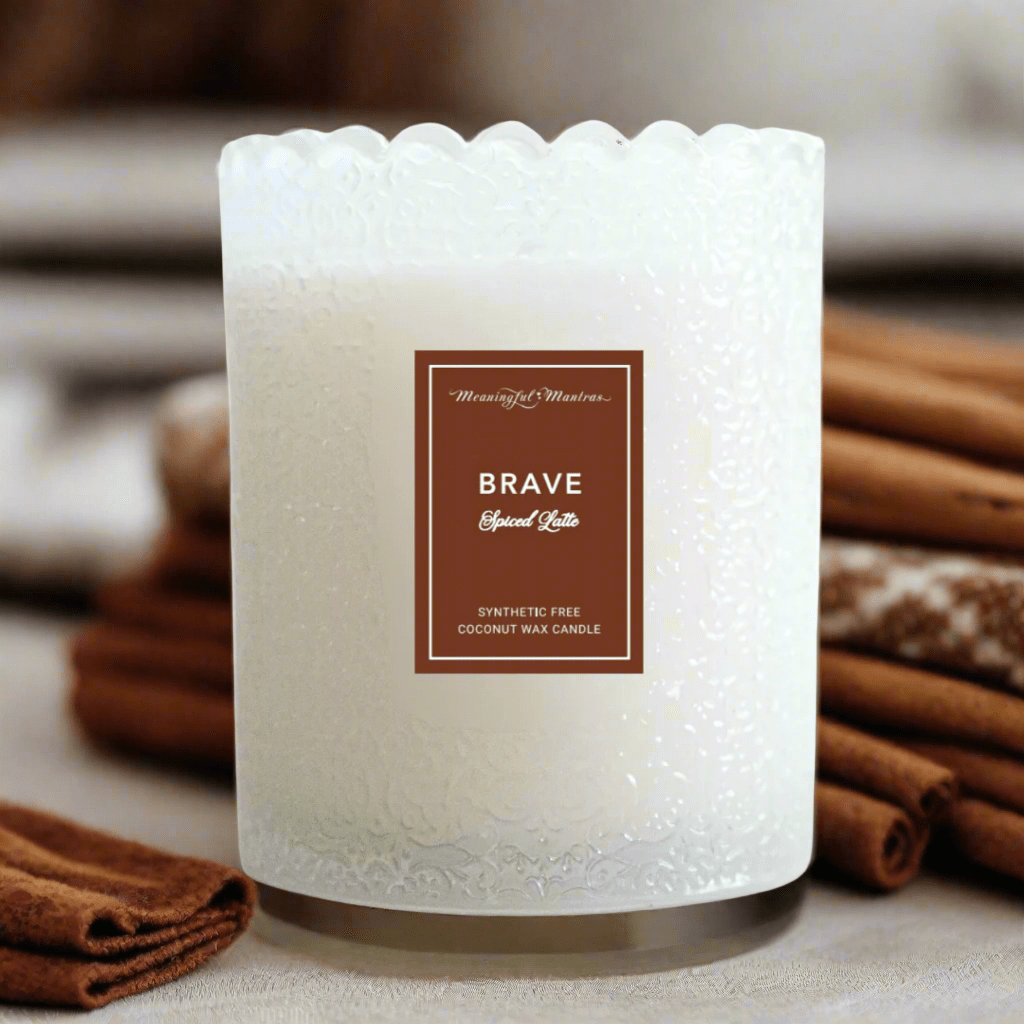 Spiced Latte Natural Candle 8oz Kaia Collection - Vegan America