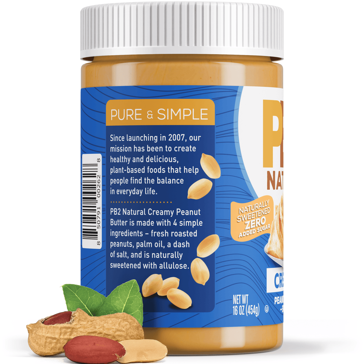 PB2 Natural Peanut Butter Spread - Vegan America