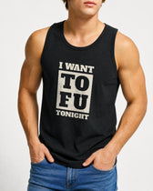 I Want Tofu Men's Tank Top - Vegan America