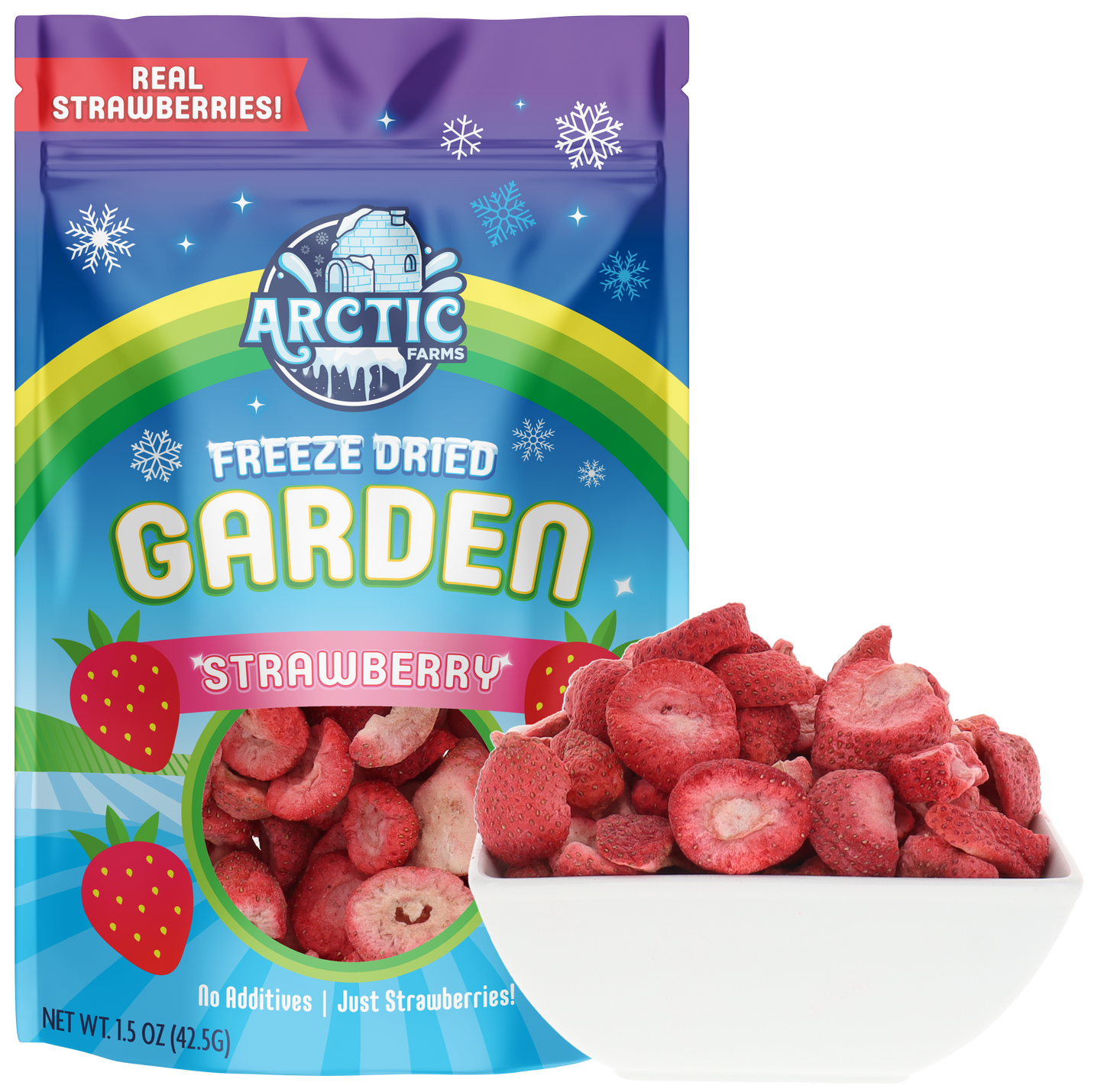 Freeze Dried Organic Strawberry Slices