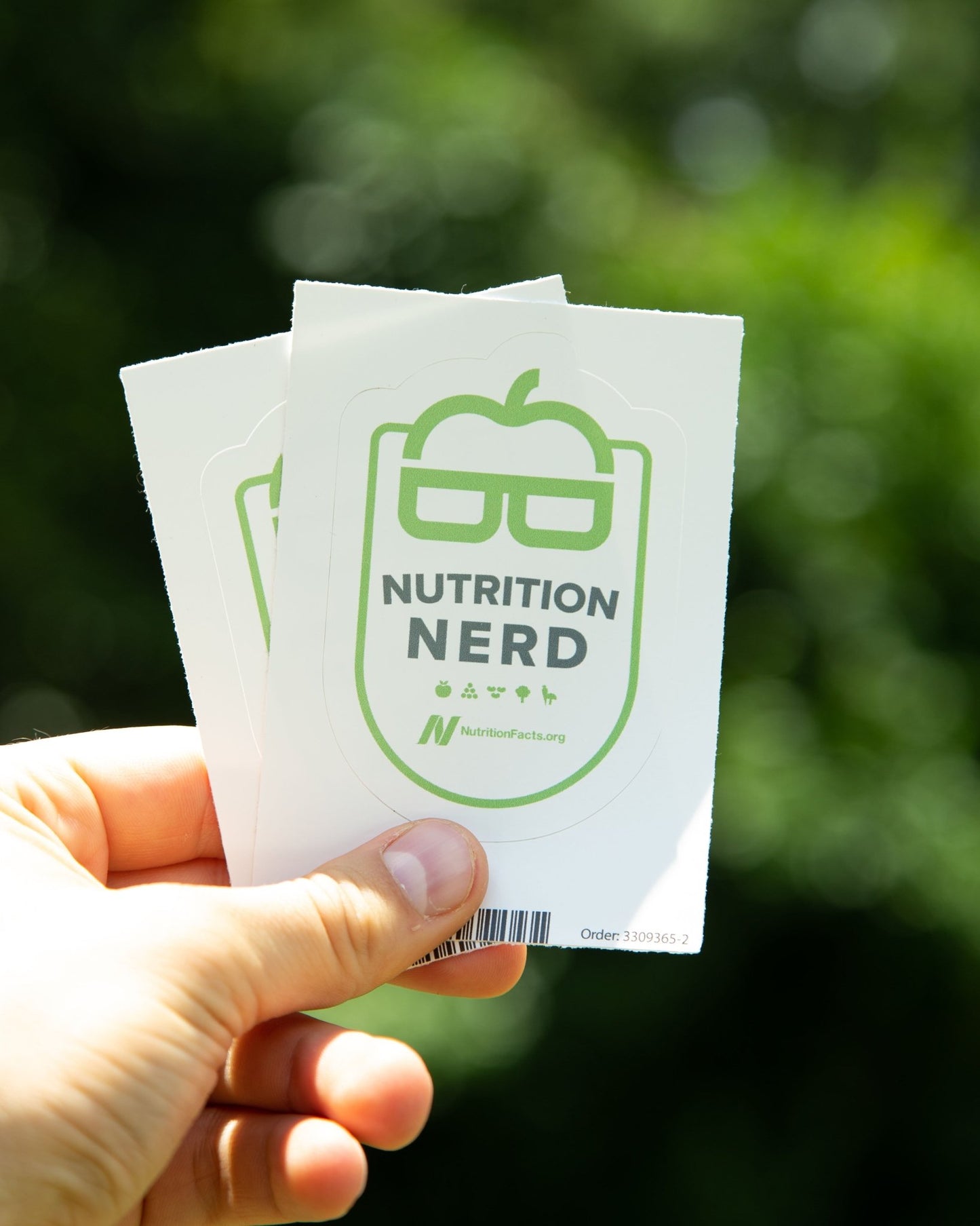 Nutrition Nerd Kiss Cut Sticker - Vegan America