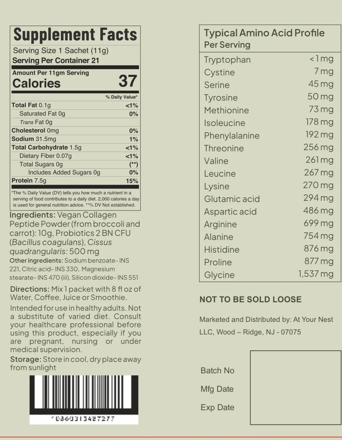 FYgen - Vegan Collagen - Vegan America