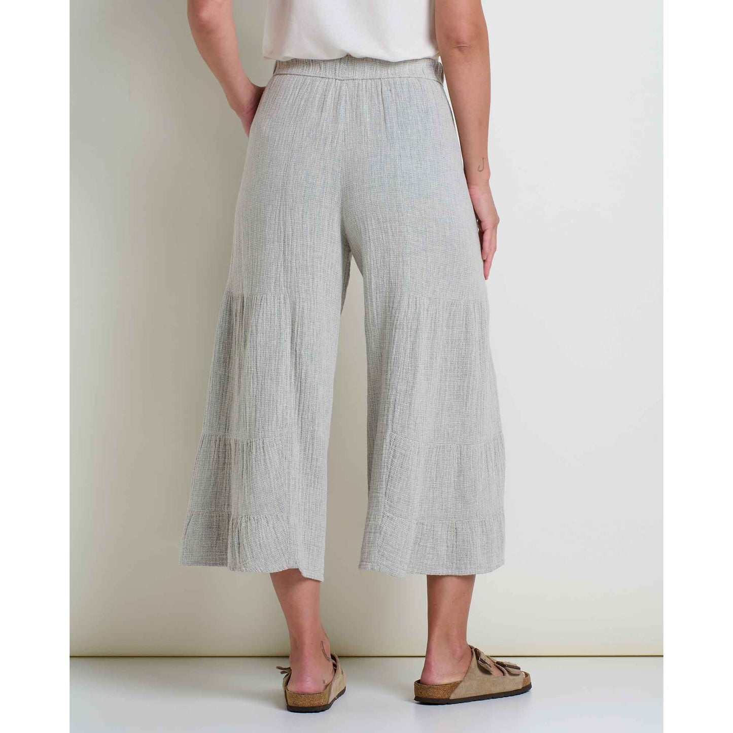 Tate Double Weave Palazzo Pant