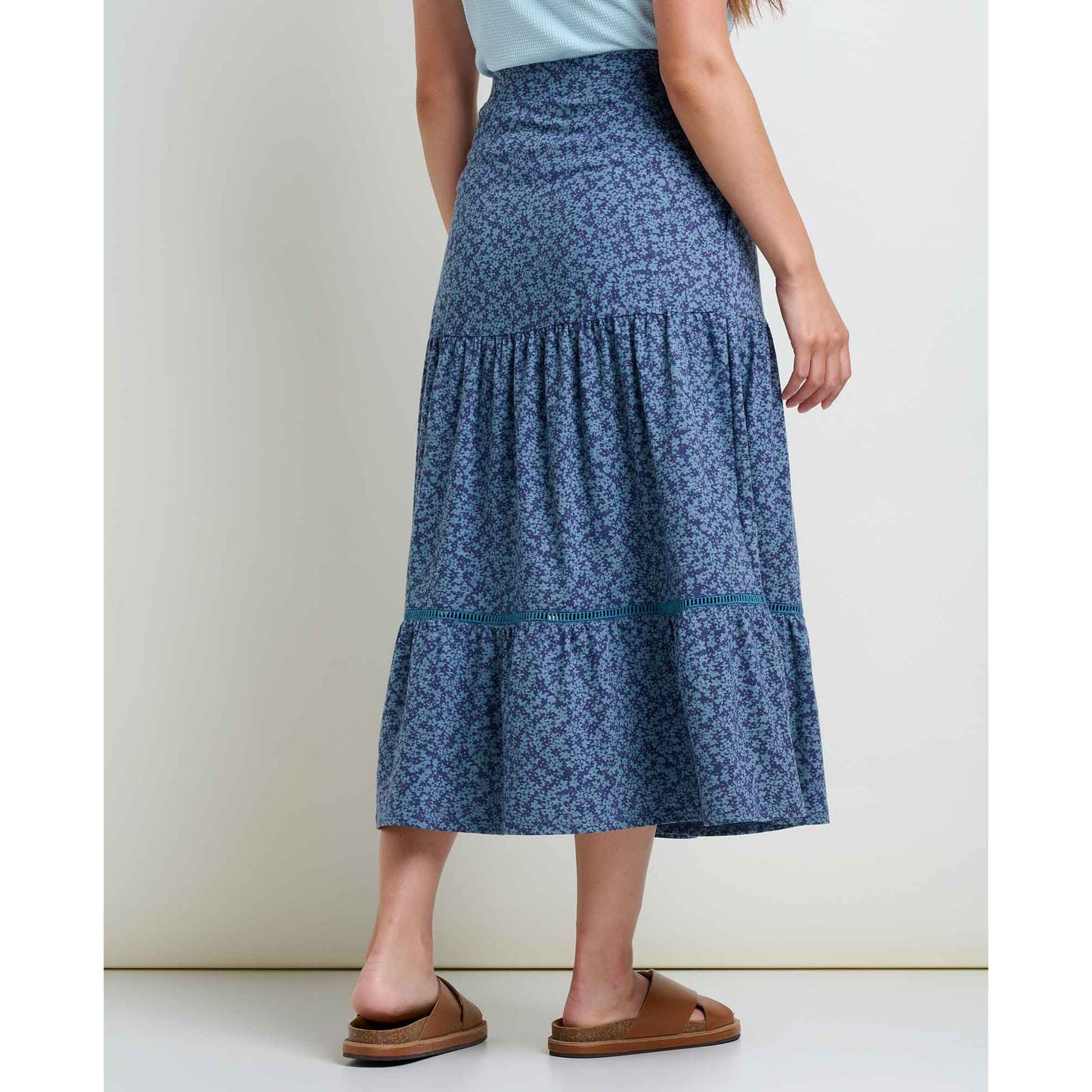 Marigold Tiered Midi Skirt
