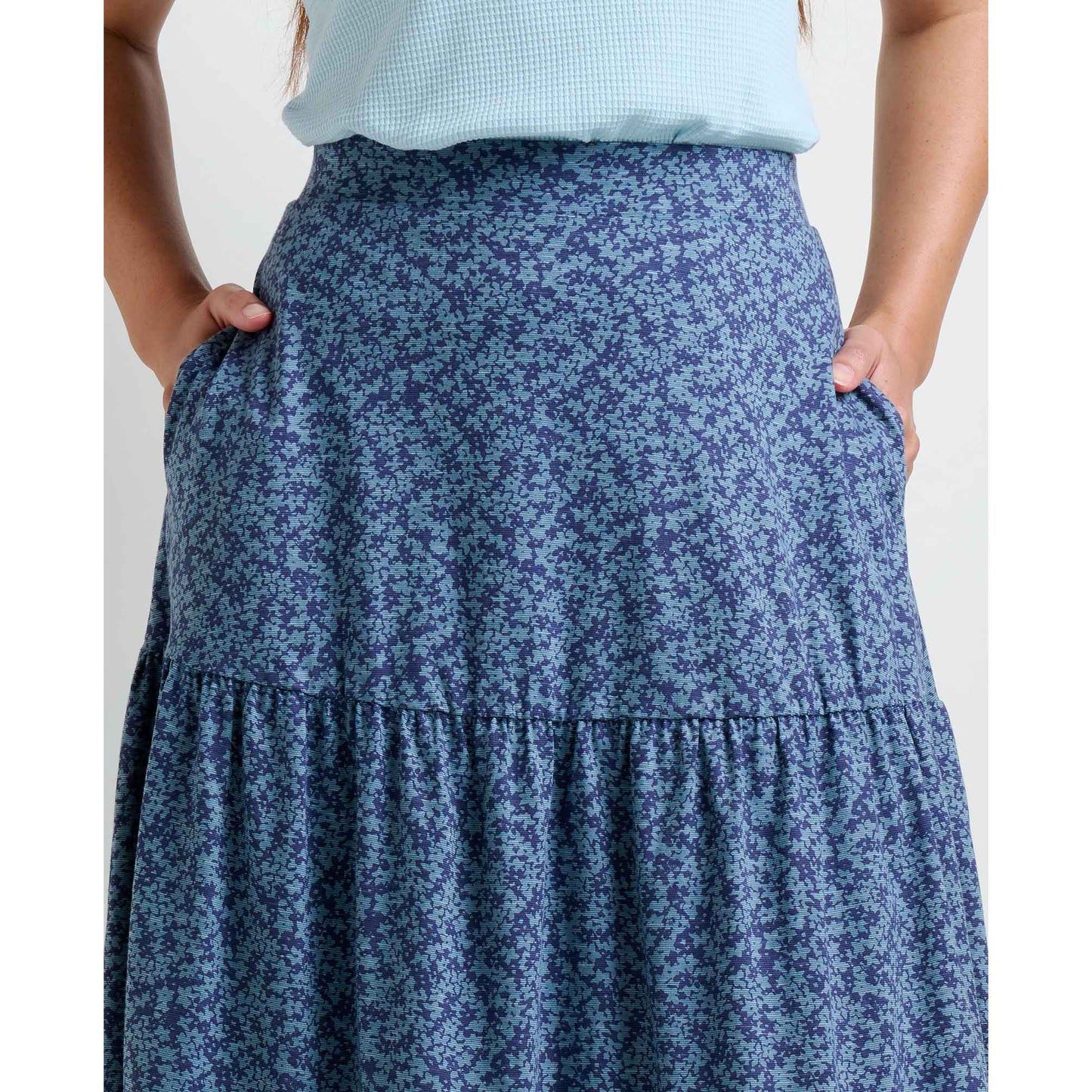 Marigold Tiered Midi Skirt