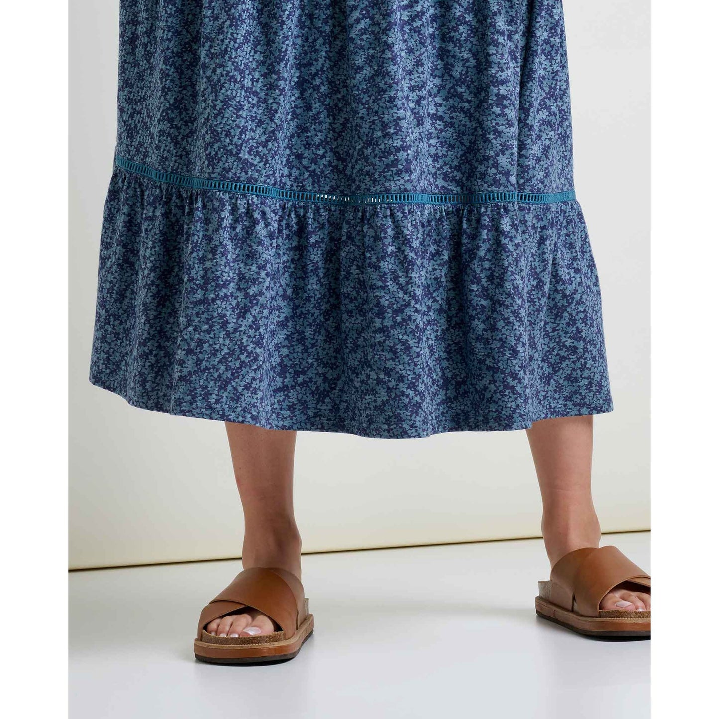 Marigold Tiered Midi Skirt