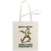 Animals Aren't Property Tote Bag - Vegan America