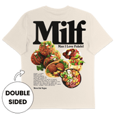 Man I Love Falafel Streetwear T-Shirt - Vegan America