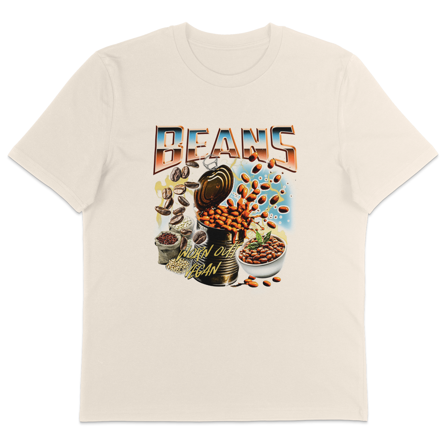 Beans Vintage T-Shirt - Vegan America