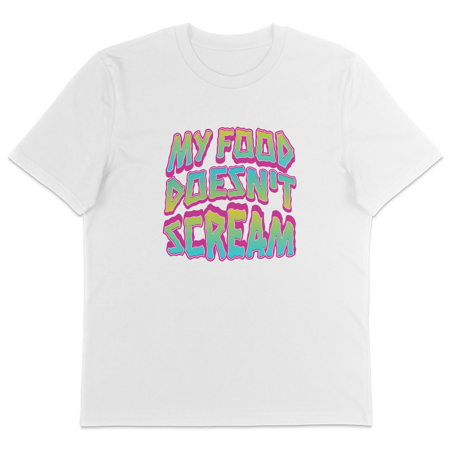 My Food Doesn't Scream T-Shirt - Vegan America