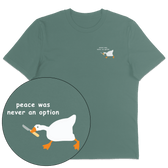 Peace Was Never An Option T-Shirt - Vegan America