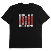 Until Every Cage Is Empty T-Shirt - Vegan America