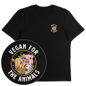 Vegan For The Animals Earthlings T-Shirt - Vegan America