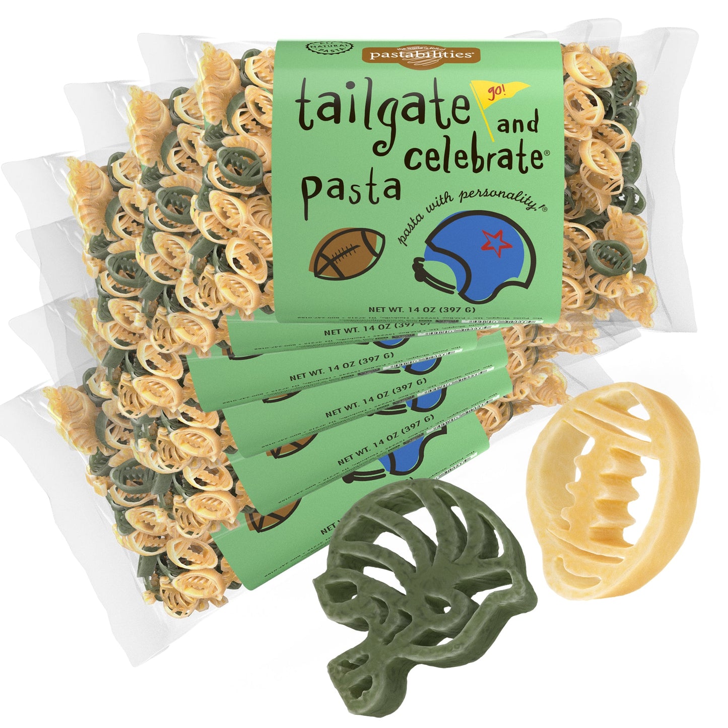 Tailgate and Celebrate® Football Pasta - Vegan America