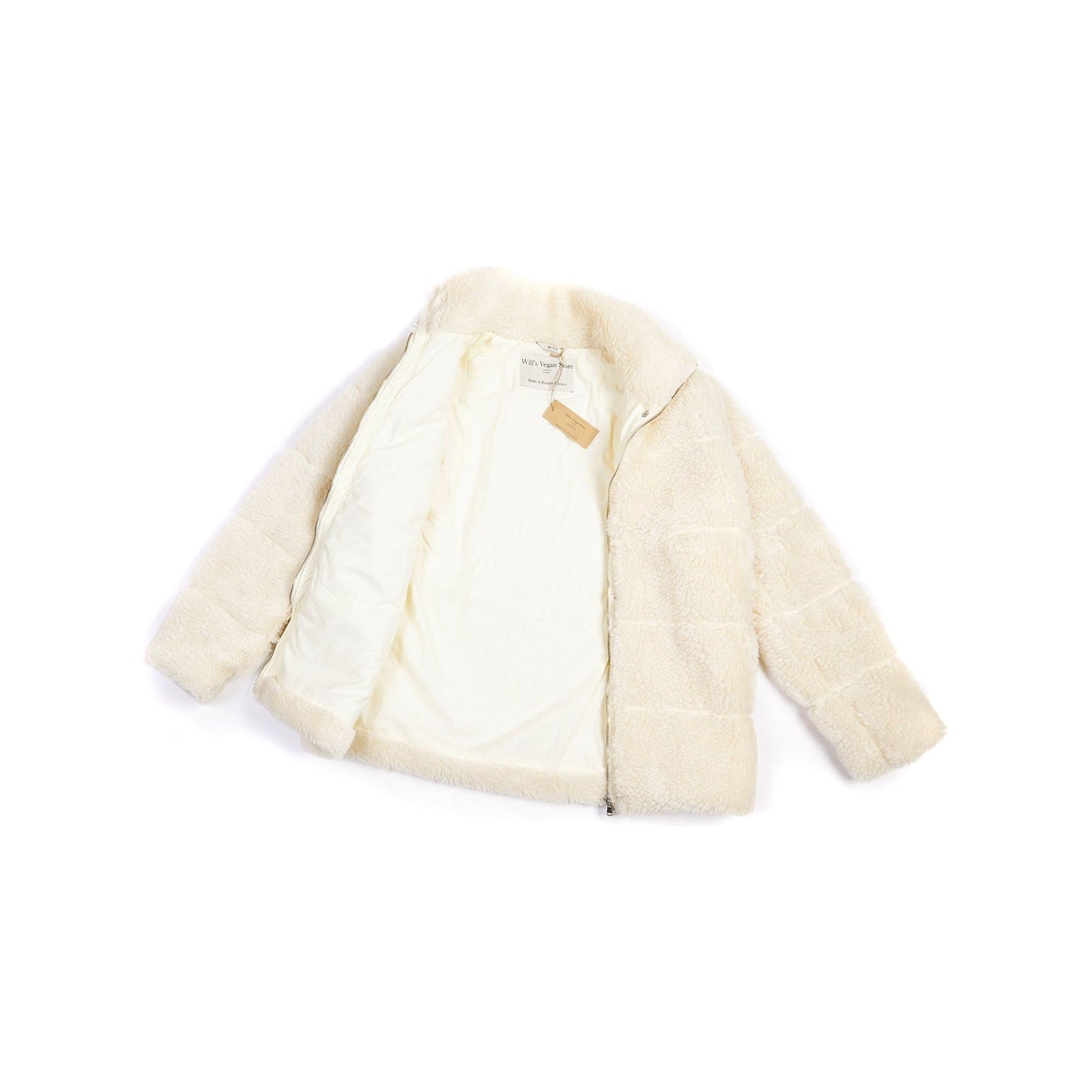 Recycled Teddy Puffer Jacket