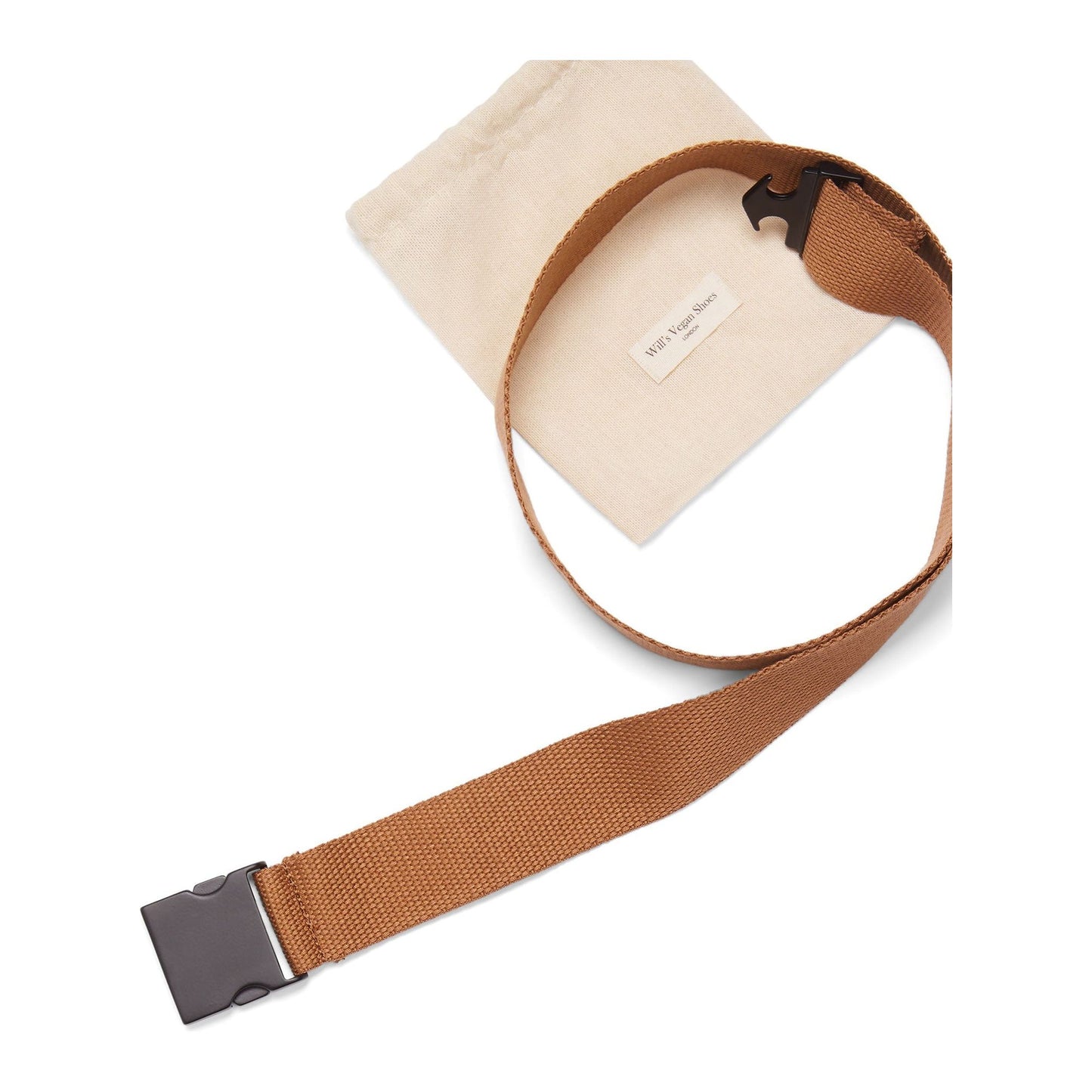 4cm Tencel & Metal Clip Belt