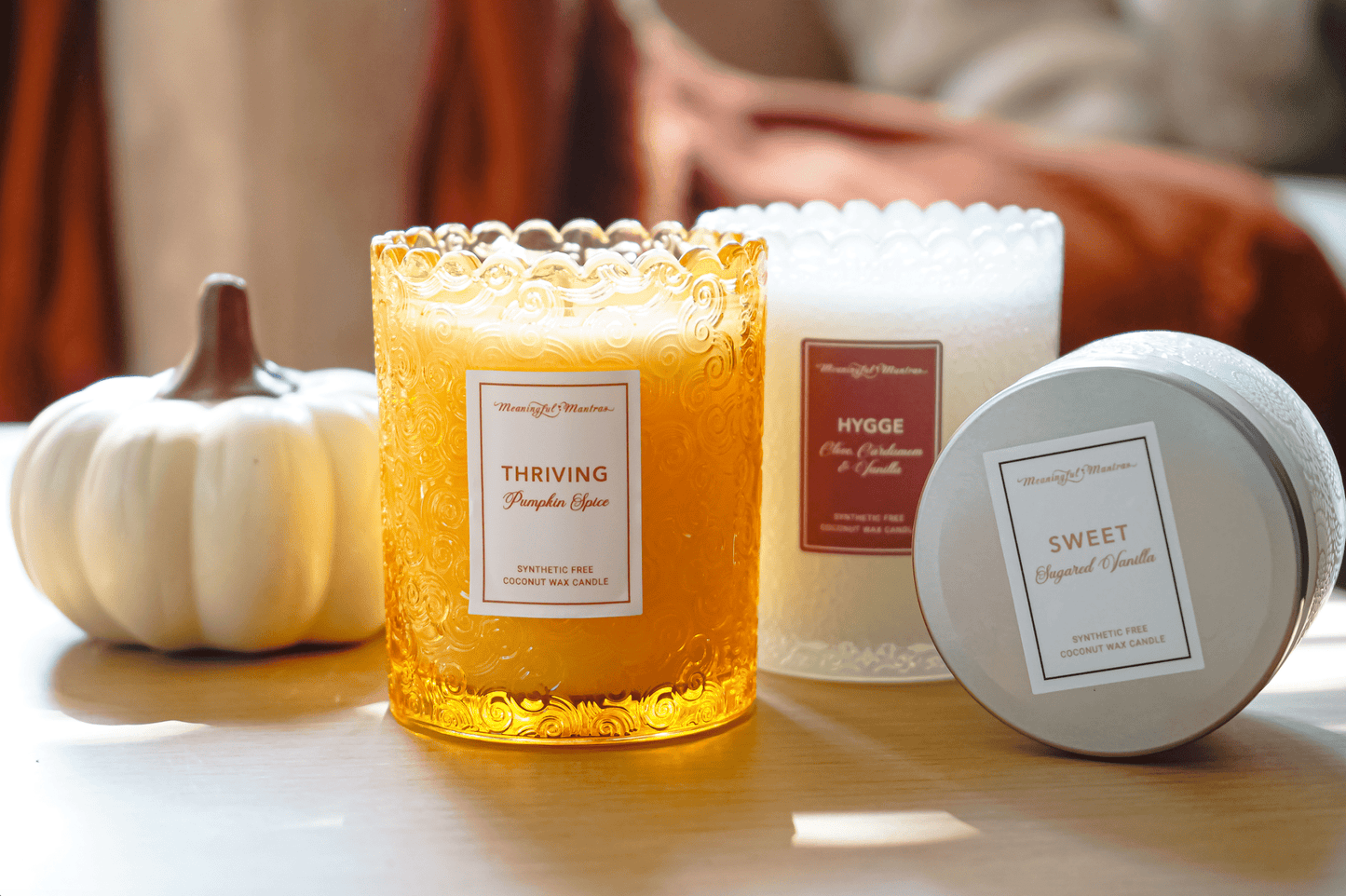 Pumpkin Spice Natural Candle 8oz Kaia Collection - Vegan America