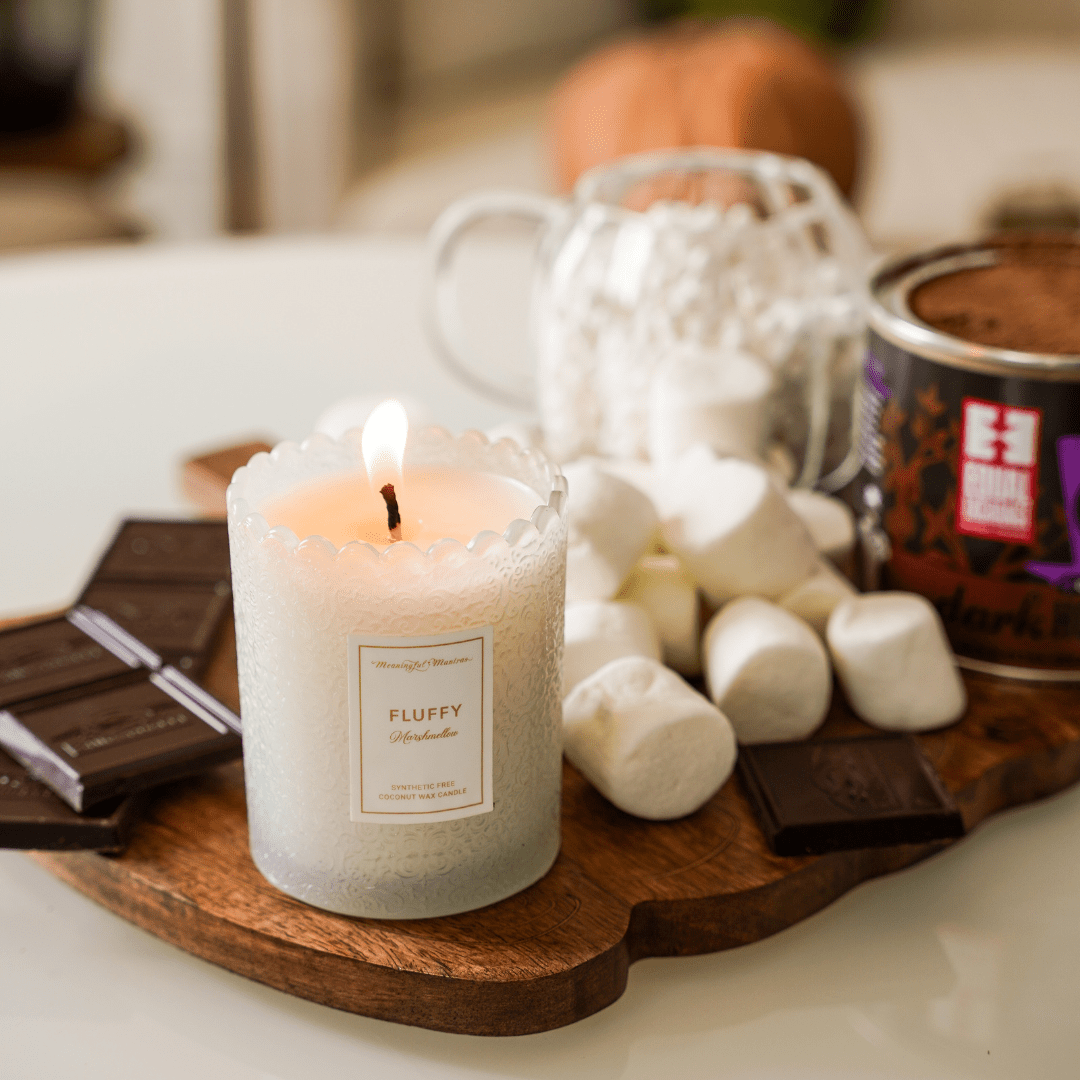 Toasted Marshmallow Natural Candle 8oz Kaia Collection - Vegan America