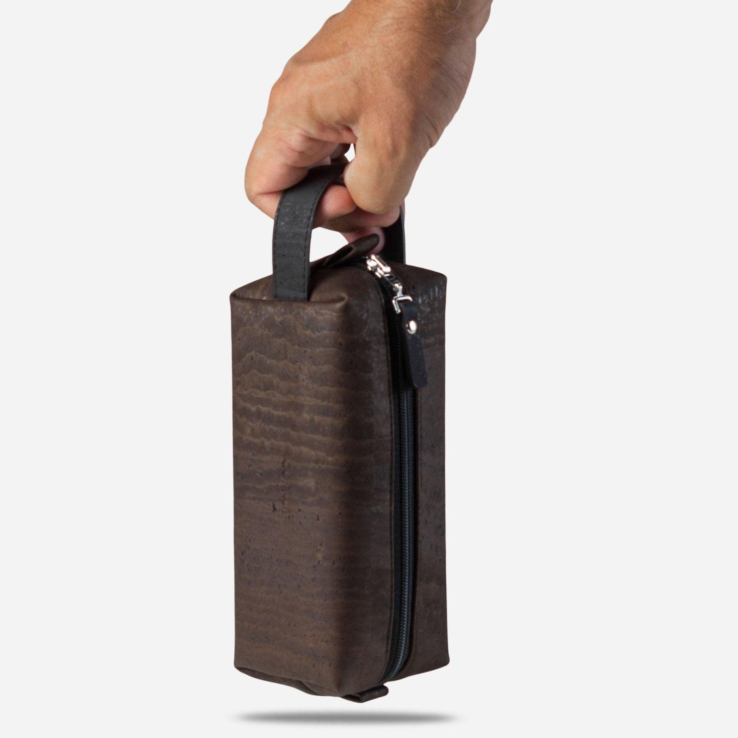 Toiletry Bag Small - Corkor #color_brown