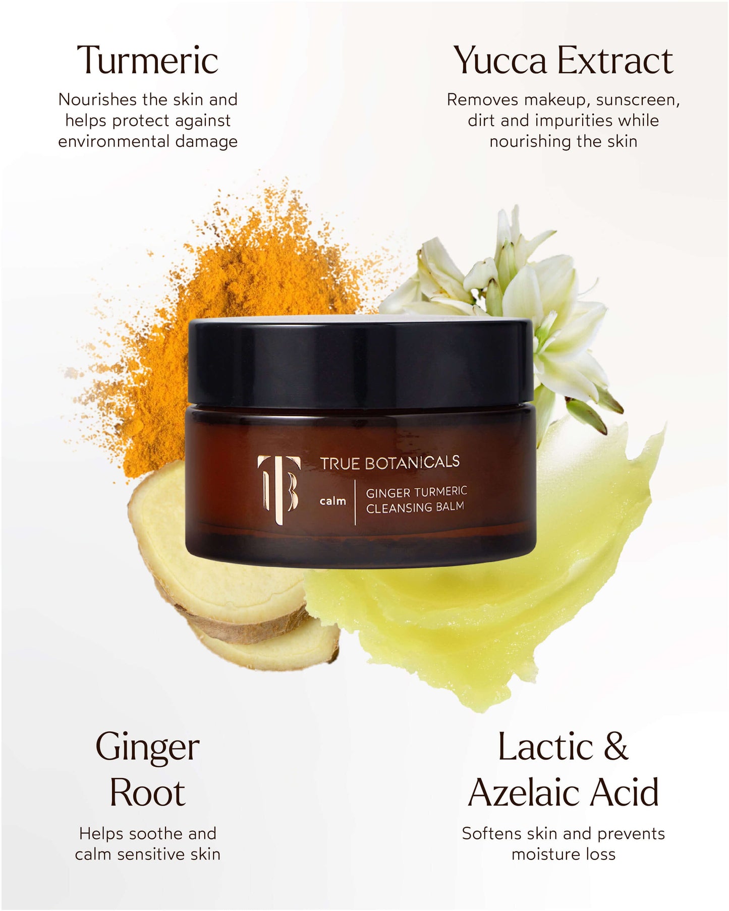Ginger Turmeric Makeup Removing Cleansing Balm