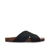 Piñatex® Vegan Sandals Tupai Black - Vegan America