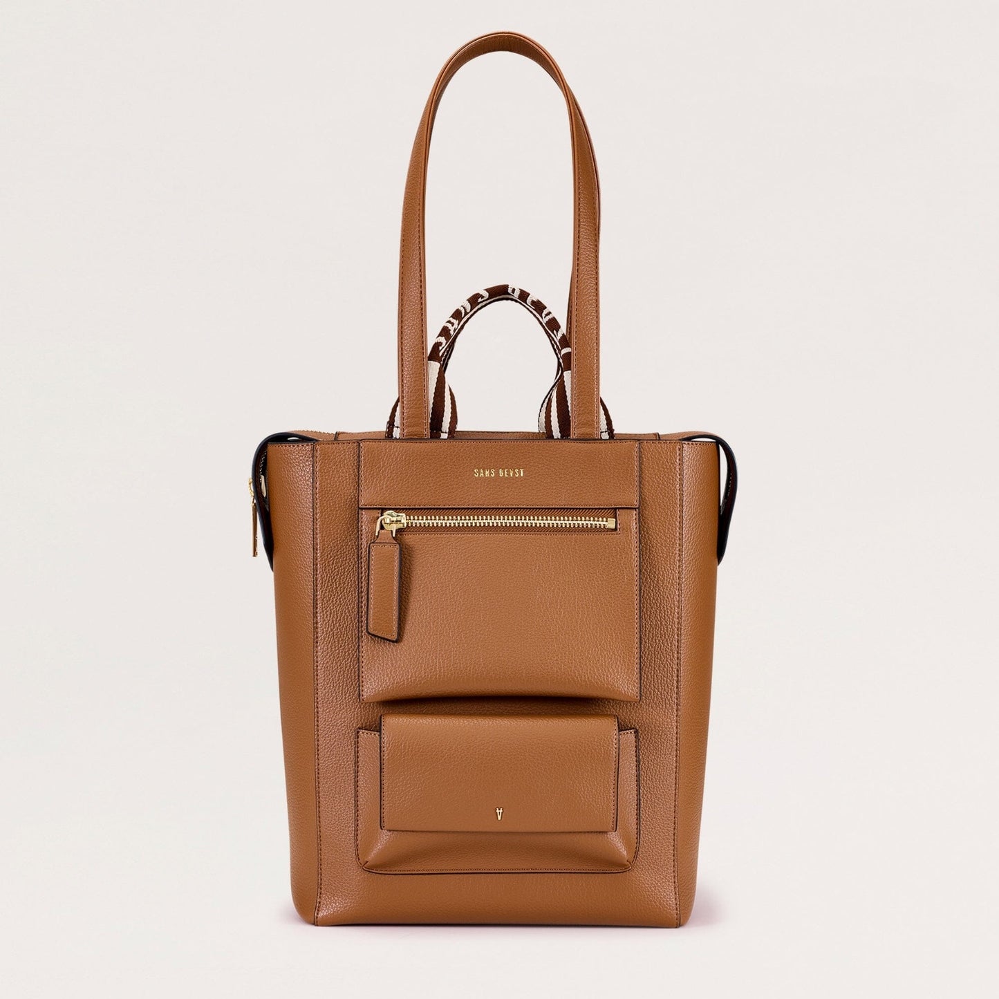 Universo Tote - Cinnamon + Gold