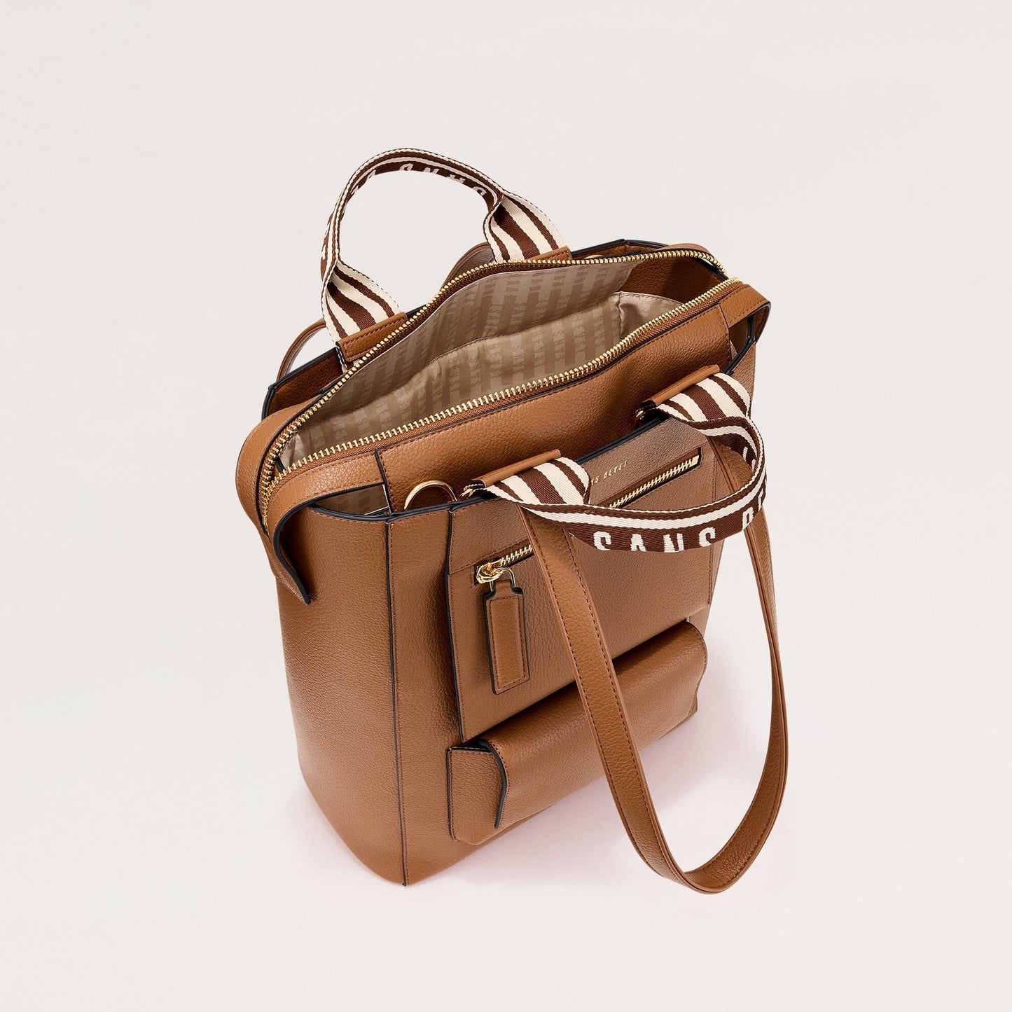 Universo Tote - Cinnamon + Gold