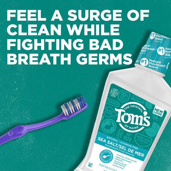 Refreshing Mint Sea Salt Fluoride-Free Natural Mouthwash