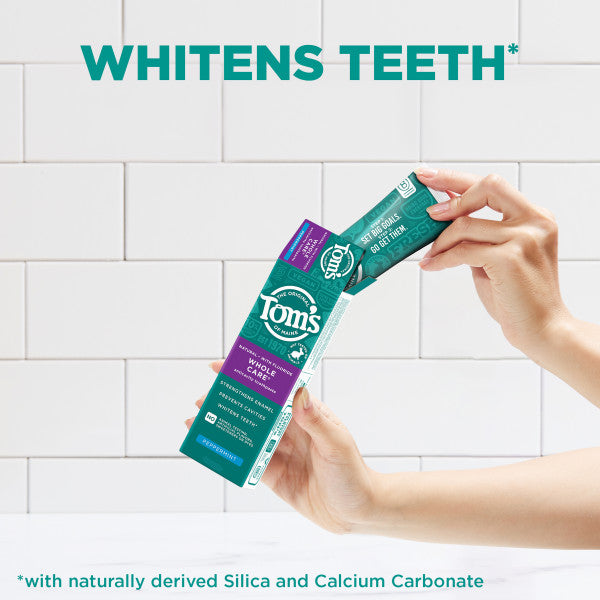 Whole Care Peppermint Natural Toothpaste with Fluoride