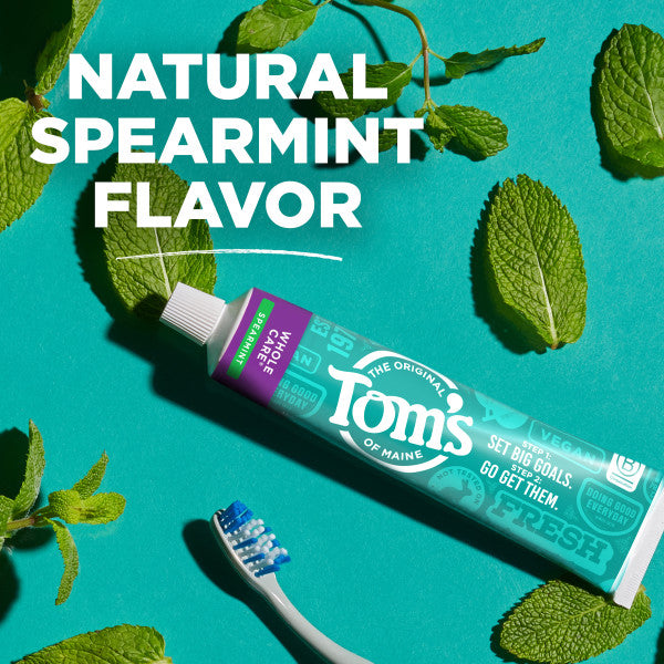 Whole Care Spearmint Natural Toothpaste with Fluoride