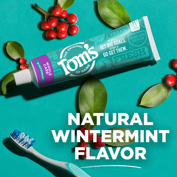 Whole Care Wintermint Natural Toothpaste with Fluoride