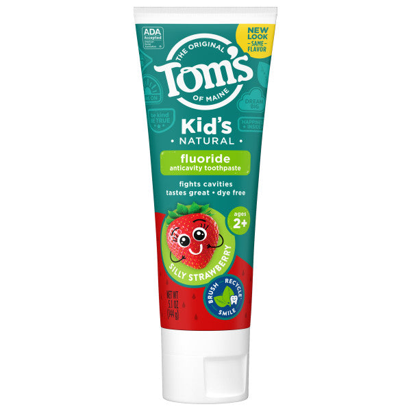 Silly Strawberry Anticavity Kids Natural Toothpaste